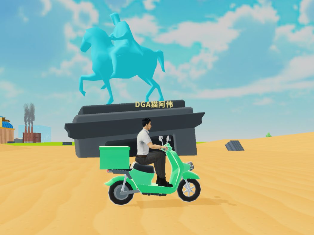 一片萧索之中，远处小镇的人烟却又让人感觉到希望和活力。