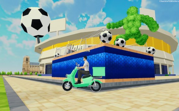 18年体育馆的模型,看着就很舒心,有没有人有同感?