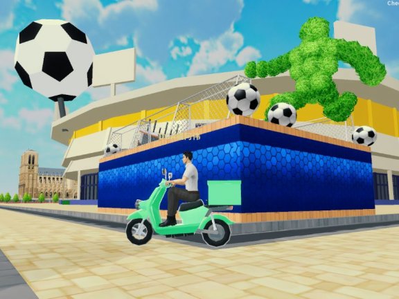 18年体育馆的模型，看着就很舒心，有没有人有同感？