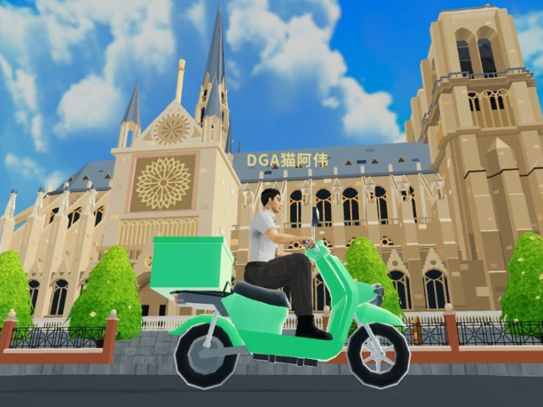 庄严神圣的哥特式大教堂，经过时让人眼前一亮